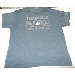 Men's Snap-on T-shirt XL Gray Technician Theres no App for that Tools Wrech grea